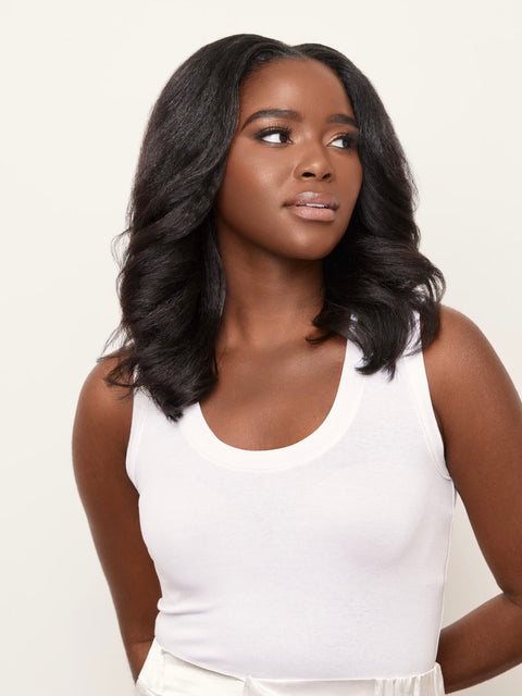 Loose Kinky Straight UltraSlim V-Part Wig