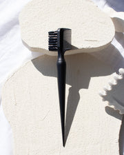 Dual-sided precision styling brush for edges