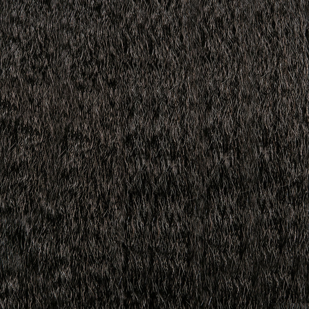 Detail view of Coarse Kinky Straight hair texture by Melanj Hair; kinky straight Remy hair extensions