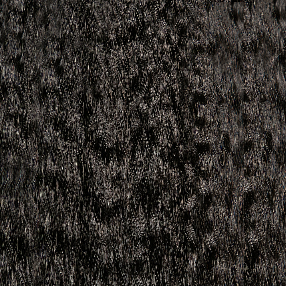 blow out collection loose kinky straight hair extensions by melanj hair