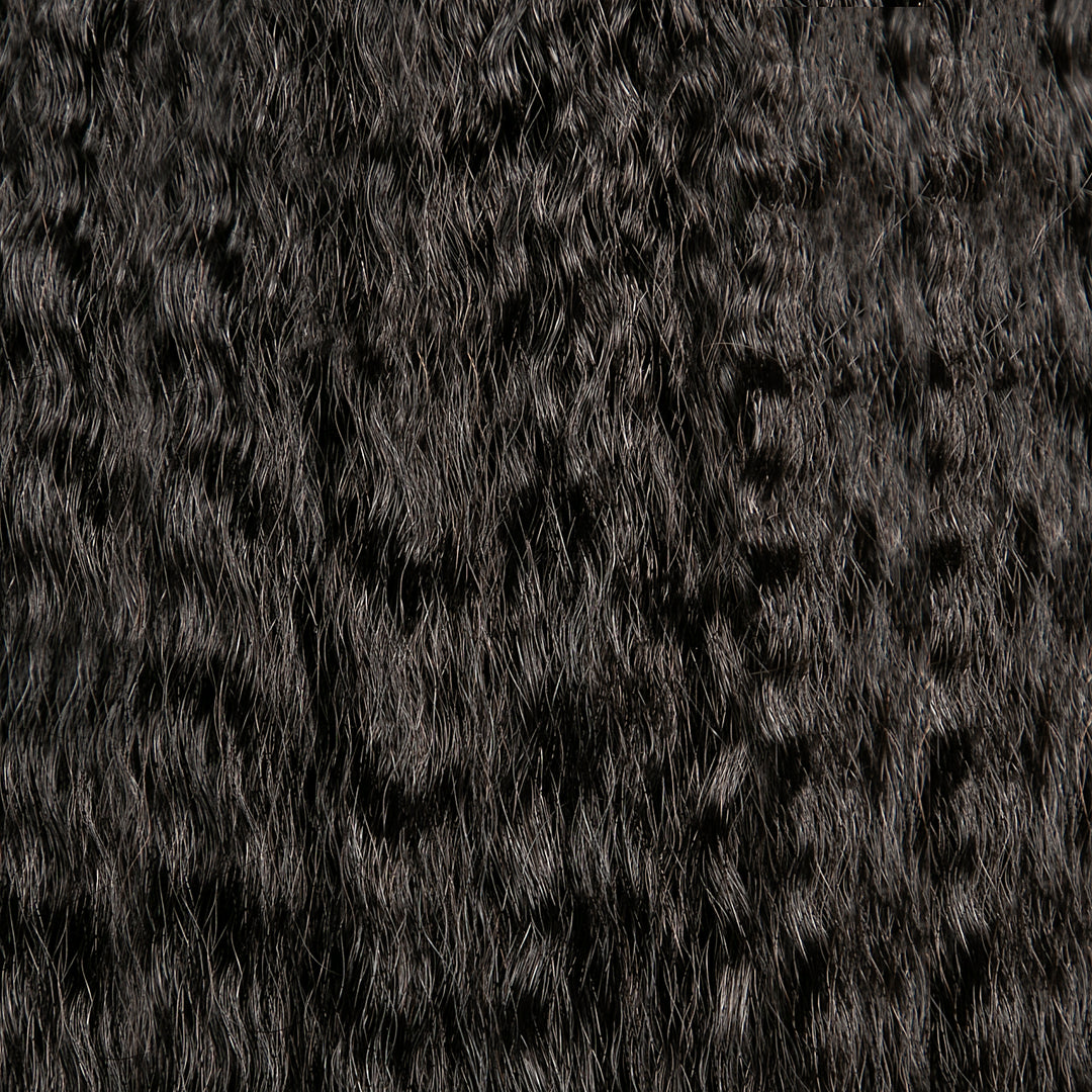 blow out collection loose kinky straight hair extensions by melanj hair