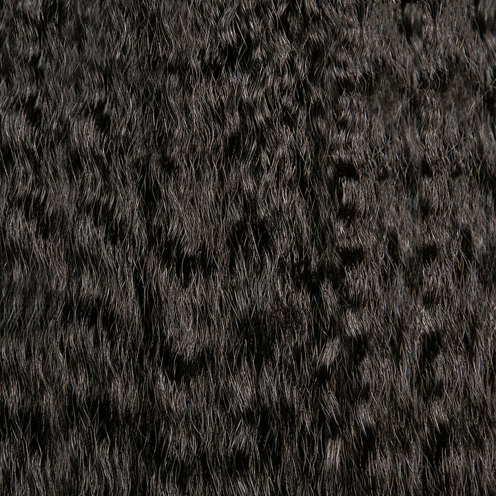 blow out collection loose kinky straight hair extensions by melanj hair