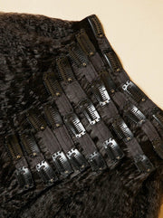 set of melanj hair clip ins hair extensions for 3B-4C natural curls and blow outs