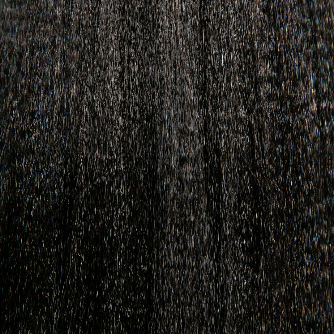 blow out collection silk press straight hair extensions by melanj hair